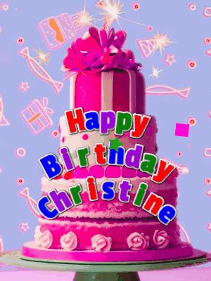 Happy Birthday Christine GIF 46