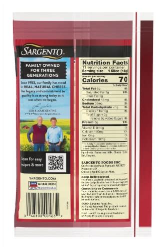 Sargento® Aged Swiss Sliced Cheese, 11 Slices / 7 oz - Pick ‘n Save