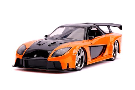 Jada Toys 30732 Hans Mazda Rx 7 Fast & Furious Movie 1:24 Diecast Model Car Play Vehicle ...