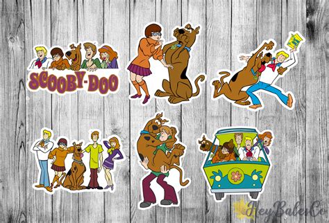 Scooby Doo Stickers / Scooby Gang Die Cut Stickers / Laptop | Etsy