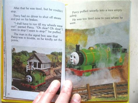 Ladybird , Thomas the Tank Engine, PERCY RUNS AWAY , THOMAS BREAKDOWN TRAIN h/b | eBay