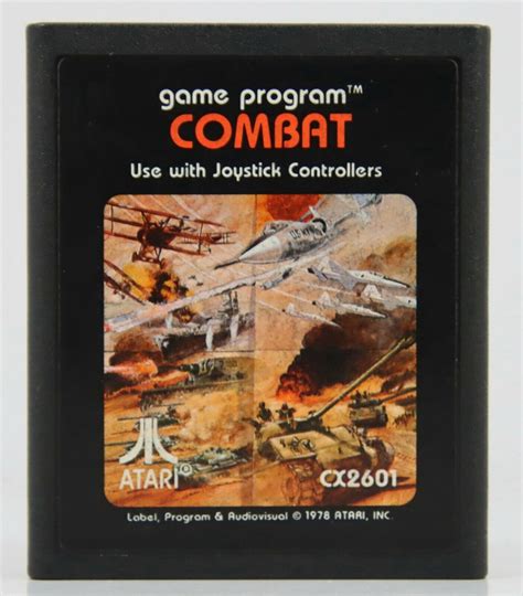 1978 Atari 2600 COMBAT Game Cartridge CX2601 Tested Works - Etsy