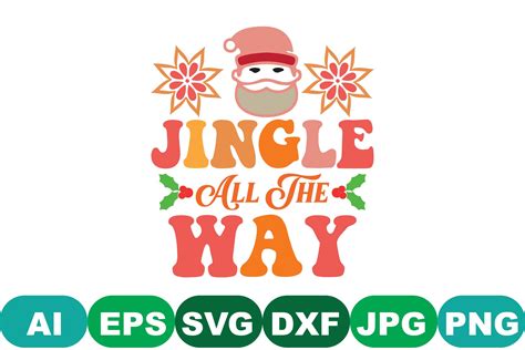 Jingle All the Way Svg Graphic by Cute Cat · Creative Fabrica