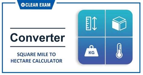 Square Mile To Hectare Calculator