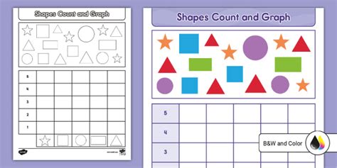 Shapes Count and Graph Activity (teacher made)