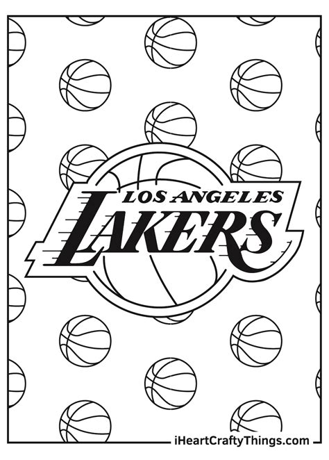 Lakers Logo Coloring Pages