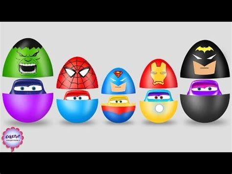 Cars Finger Family Rhyme | Surprise Eggs for Kids | Cake Pop Finger Family Song for kids ...