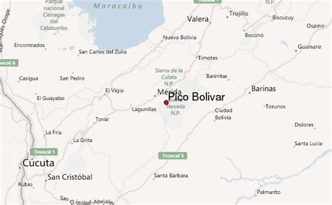 Pico Bolivar Mountain Information