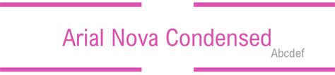 Arial Nova Condensed: Free Font Download | MaisFontes