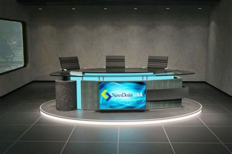 News Desks & Ready-to-Order Studio Sets | Desk design, Desk, Design