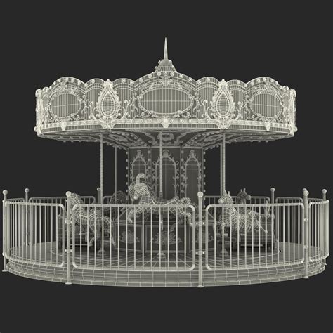 carousel 3d model