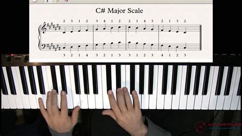 C# Major Scale - Learn to Play Piano - Lesson 46 - YouTube