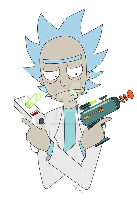 Rick Sanchez - fanart by chiclyGomita on DeviantArt