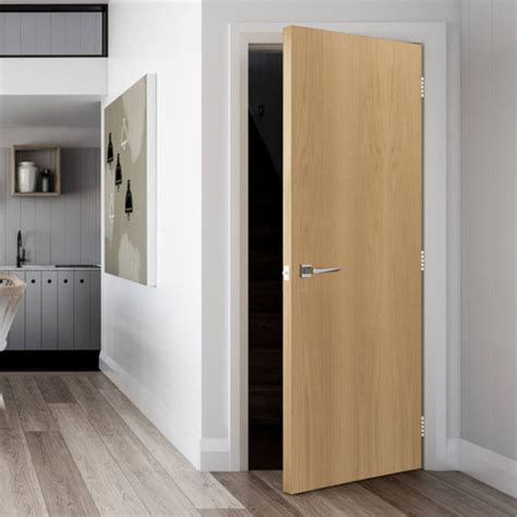 Modern White Oak Interior Doors