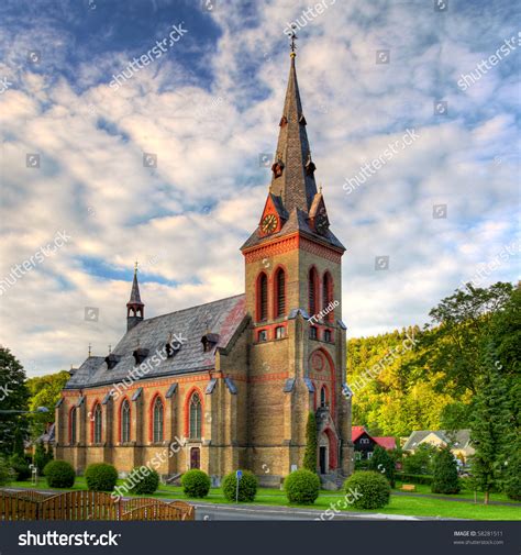 Nice Catholic Church In Eastern Europe Stock Photo 58281511 : Shutterstock