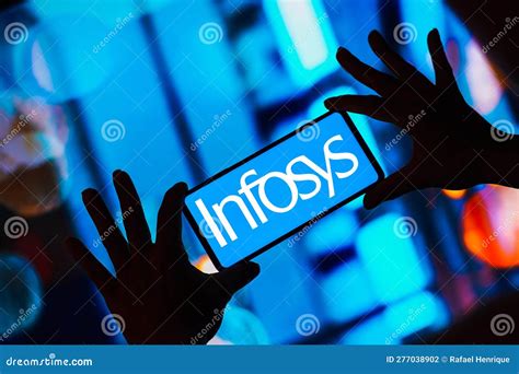 May 4, 2023, Brazil. in this Photo Illustration, the Infosys Limited ...