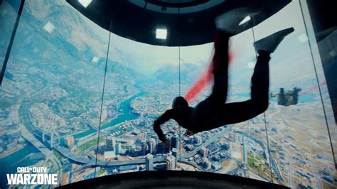 Influencers ‘drop’ into the Call of Duty battlefield in skydiving tunnel recreation | The Drum