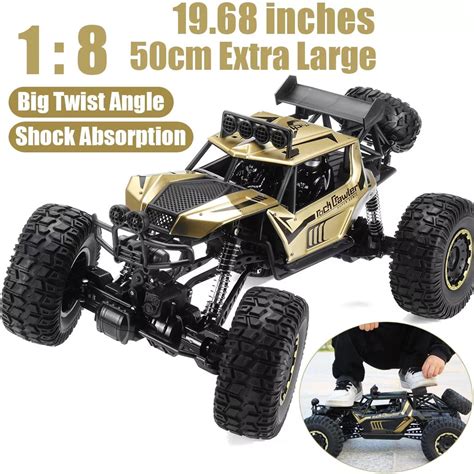 Mukola 1:8 Large Scale RC Cars 52 km/h High Speed Boys Remote Control ...