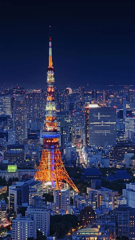 1080P free download | Tokyo Tower Japan, city, tower, night, tokyo, HD ...