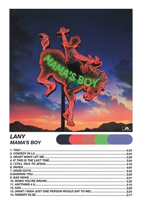 LANY Album Cover Poster - Etsy