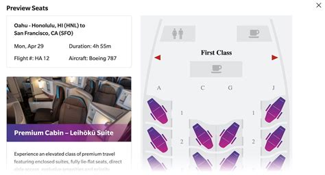 Hawaiian Airlines Flight Seating Chart | Cabinets Matttroy