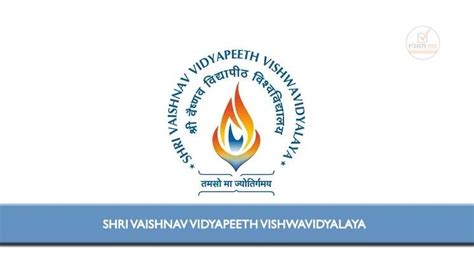 Shri Vaishnav Vidyapeeth Vishwavidyalaya Extended Applications ...