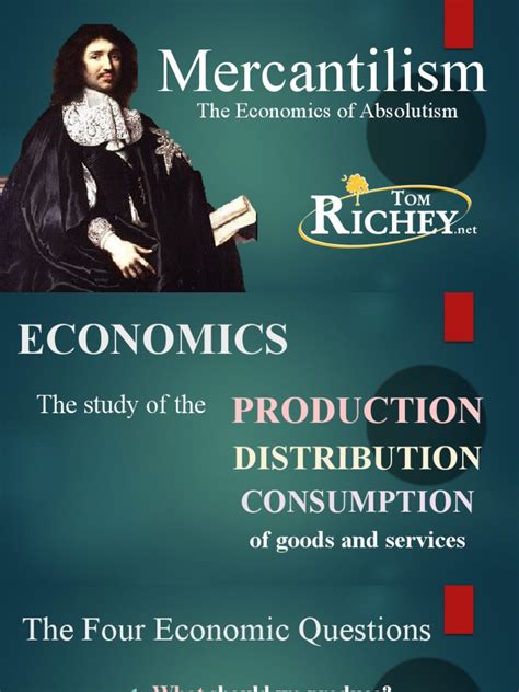 Mercantilism: The Economics of Absolutism | PDF | Mercantilism | Economics