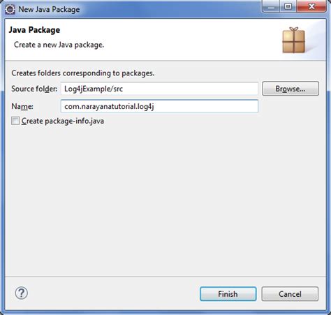 Log4j Configuration Eclipse - Narayana Tutorial