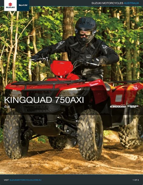 kingquad 750axi - Suzuki Motorcycles