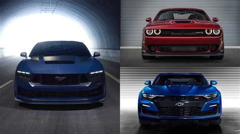 2024 Mustang Vs Camaro, Challenger: Price, Engines, Horsepower Compared