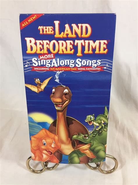 The Land Before Time More Sing Along Songs VHS 1999 Fievel American Tale Tape #singalong | Sing ...