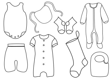 Baby Clothes Drawing at GetDrawings | Free download