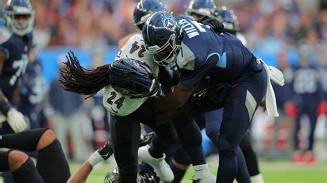 Jadeveon Clowney Sacks Malik Willis | Ravens-Titans Highlights, London