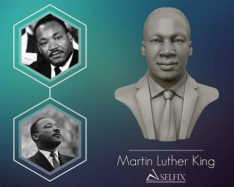 Martin Luther King head sculpture ready to 3D print | 3D Print Model ...