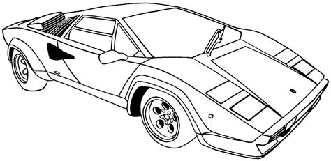 Sports Cars Coloring Pages Printable