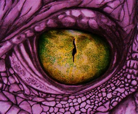 dragon eye - A Touch of Canvas - Drawings & Illustration, Fantasy ...