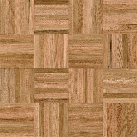 Bruce American Home 5/16 in. Thick x 12 in. Wide x 12 in. Length Natural Oak Parquet Hardwood ...