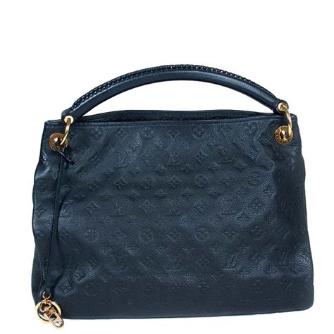 Louis Vuitton Navy Blue Monogram Empreinte Leather Artsy MM Bag