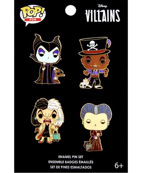 Disney Villains 4-Pack Funko Pop Pin Set - Disney Pins Blog