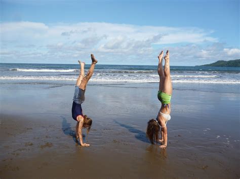 Beach Handstands Free Stock Photo - Public Domain Pictures