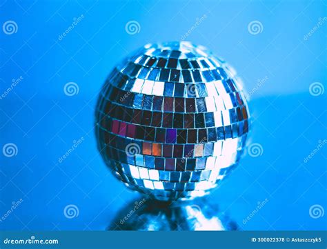 Silver disco ball. stock photo. Image of shining, shiny - 300022378