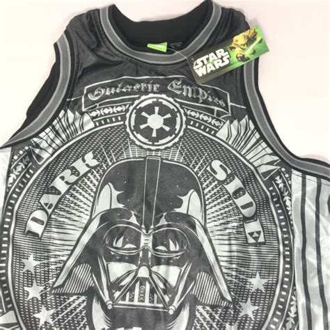 Darth Vader Basketball Jersey Star Wars Galactic Empire Dark Side Mens Sz Small | eBay