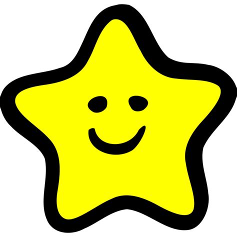 Happy Star - Openclipart