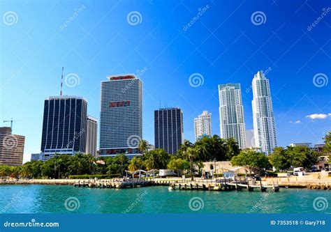 The High-rise Buildings In Downtown Miami Royalty Free Stock Photos - Image: 7353518