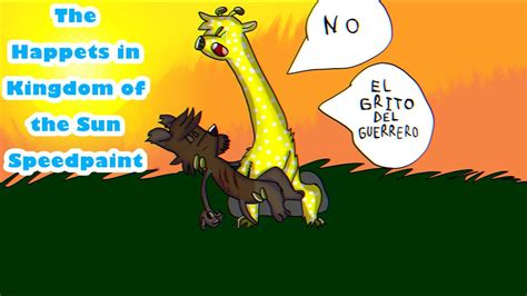 The Happets in Kingdom of the Sun Giraffe and Dogs Speedpaint - YouTube