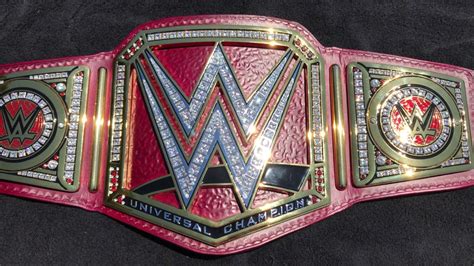 Restoned and Releathered WWE Universal Championship Replica Belt - YouTube