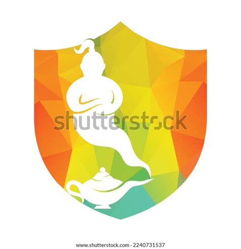 Genie Lamp Logo Designs Vector Genie Stock Vector (Royalty Free ...