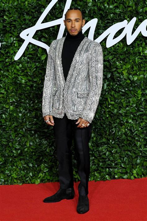 Lewis Hamilton Attends 2019 British Fashion Awards – Fashion ...