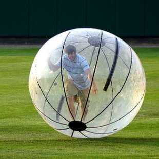 Giant Human Hamster Ball : holleyweb.com