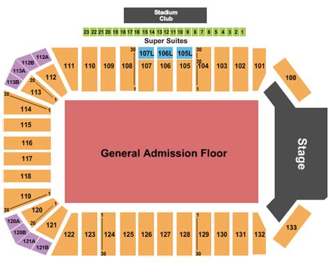 Toyota Stadium Seating Chart - Frisco